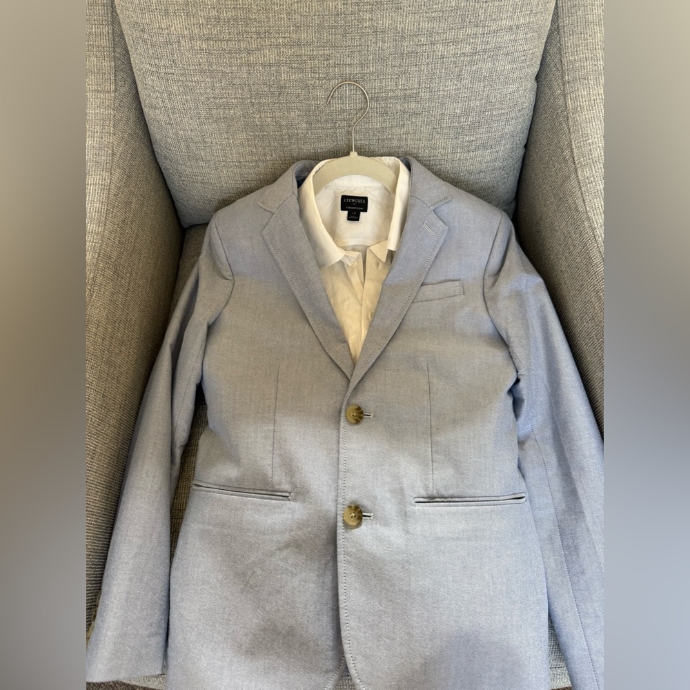 Jcrew Boys Thompson Chambray Jacket size 14
